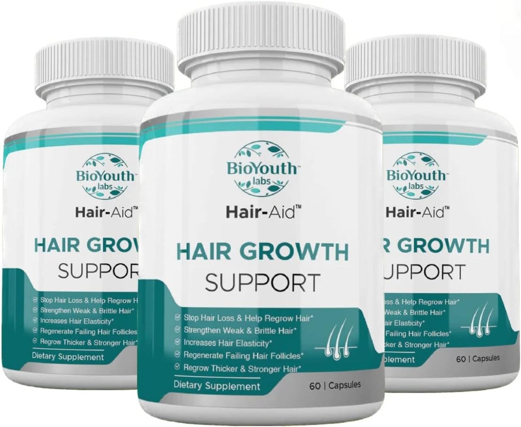 Perkembangan Rambut Mental untuk Pertumbuhan Rambut Tebal, 180 Kapsul - Perpaduan Nutritious Vitamin E, Raspberry Ketone, Iron & Saw Palmetto untuk meminimalkan rambut Loss untuk Kedua Wanita & Pria.