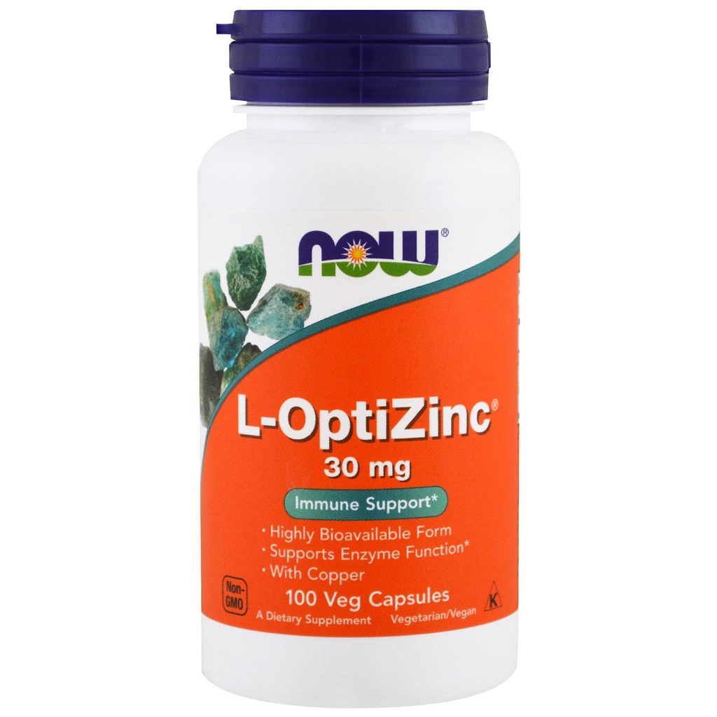 Sekarang Opti L-zinc, 30mg, 100 Capsules (Paket 3)