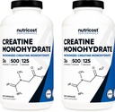 Nutricost Creatine Monohydrate 3000mg Serving, (750mg Per Capsule), 500 Capsules (2 Botol)