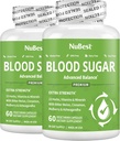Gula Darah - Formula Lanjutan dengan Bitter Melon, Ashwagandha, Cinnamon, Chromium, Magnesium, Vitamin, Alpha Lipoic Acid, Cayenne Pepper & Lebih 124; Pack 2