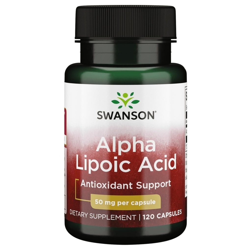 Swanson Alpha Lipoic Acid 50 Miligram 120 Capsules