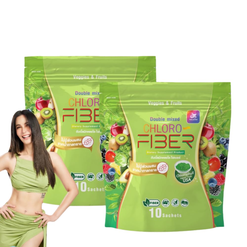 Generik YaaleyahDouble Mixed Chloro-Fiber Vegies & Fruits 1Pcs 10 sachets, Set 2Pcs.