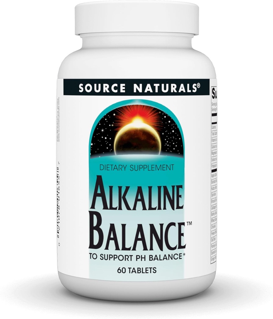 Keseimbangan Alkali sumber untuk menyokong keseimbangan PH *, 60 tablet