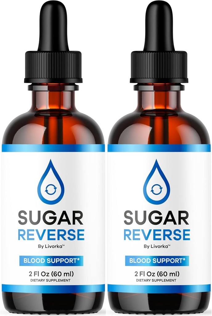 (2 Pack) Sugar Reverse - Sugar Reverse Drops, Sugar Reverse Review, Sugar Reverse Drops Official Liquid Sugarrevert Drop, 2 Bottles for 2 Months