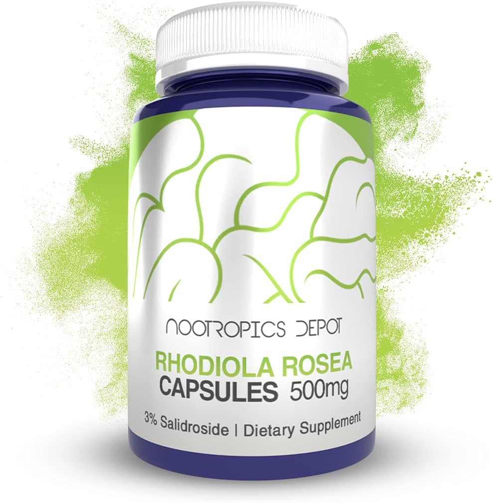 Capsules Rhodiola Capsules 124; 500mg 124g; 3% Salidroside 124; 120 Menghitung 124; Adaptogen Herb; Ayurvedic Supplemen 124; Mempersiapkan Healthy Stress Levels 124; Promopes Brain Health