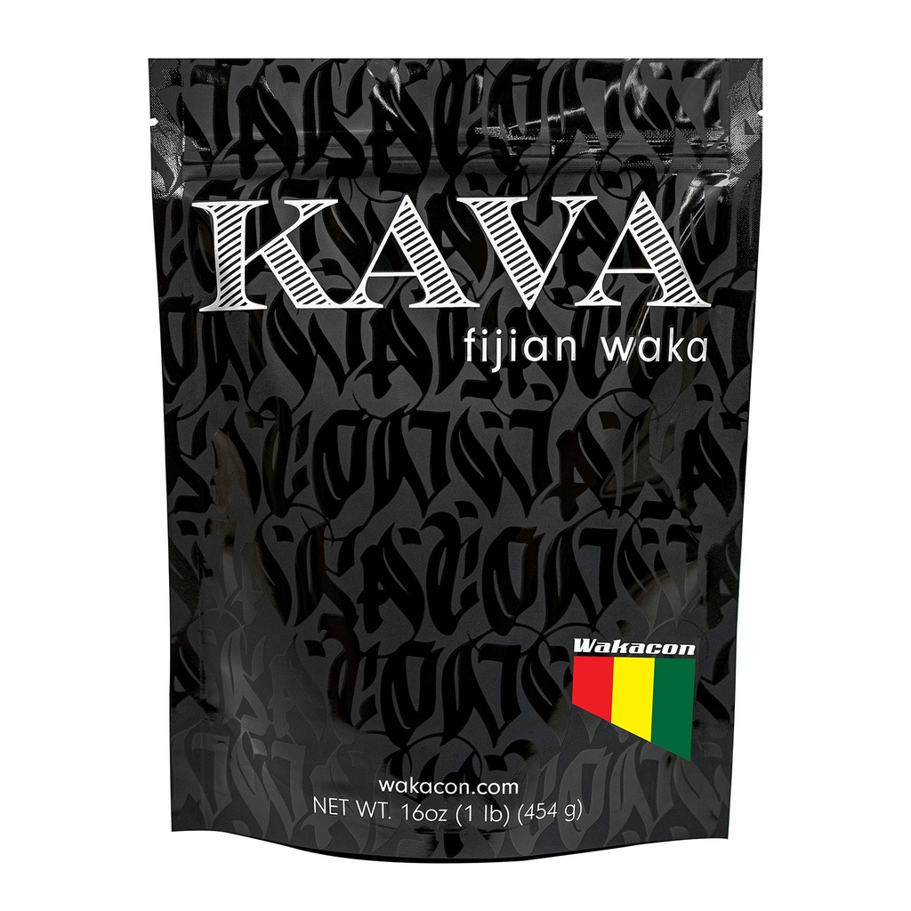 Kava Waka Powder - Authentic, Noble Kava Root Powder dari Fiji - Premium, Sourced Bertanggung jawab, 16 Oz