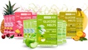 GONCE SOS Melts Dibuat dengan Dextrose Powder Natural Frue Puree Sugar, Seperti Tab Akting Cepat yang Melt dengan 15 Individual 15g pelayan 3 Flavors berbeda