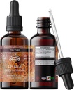 Chaga Tincture, Wild Harowed Chaga Extract (Inonotus miring) Mushroom kering