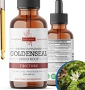 Goldenseal Taincture 124; Premium Alcohol- Free Herbal Ekstraksi dari Goldenseal Root 124; Liquid Supplemen Botanical 12.4; Tradisional Herbal Formula 124; Dibuat di USA - 2 oz (60 ml)