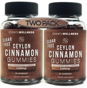 Ceylon Cinnamon Gula Gratis Gummies, (120ct 2.000mg / Serving) Dukungan Bersama, Antioksidant, Gula Delicious Apple Free Pie Gummies, Vegan dan Gluten Bebas