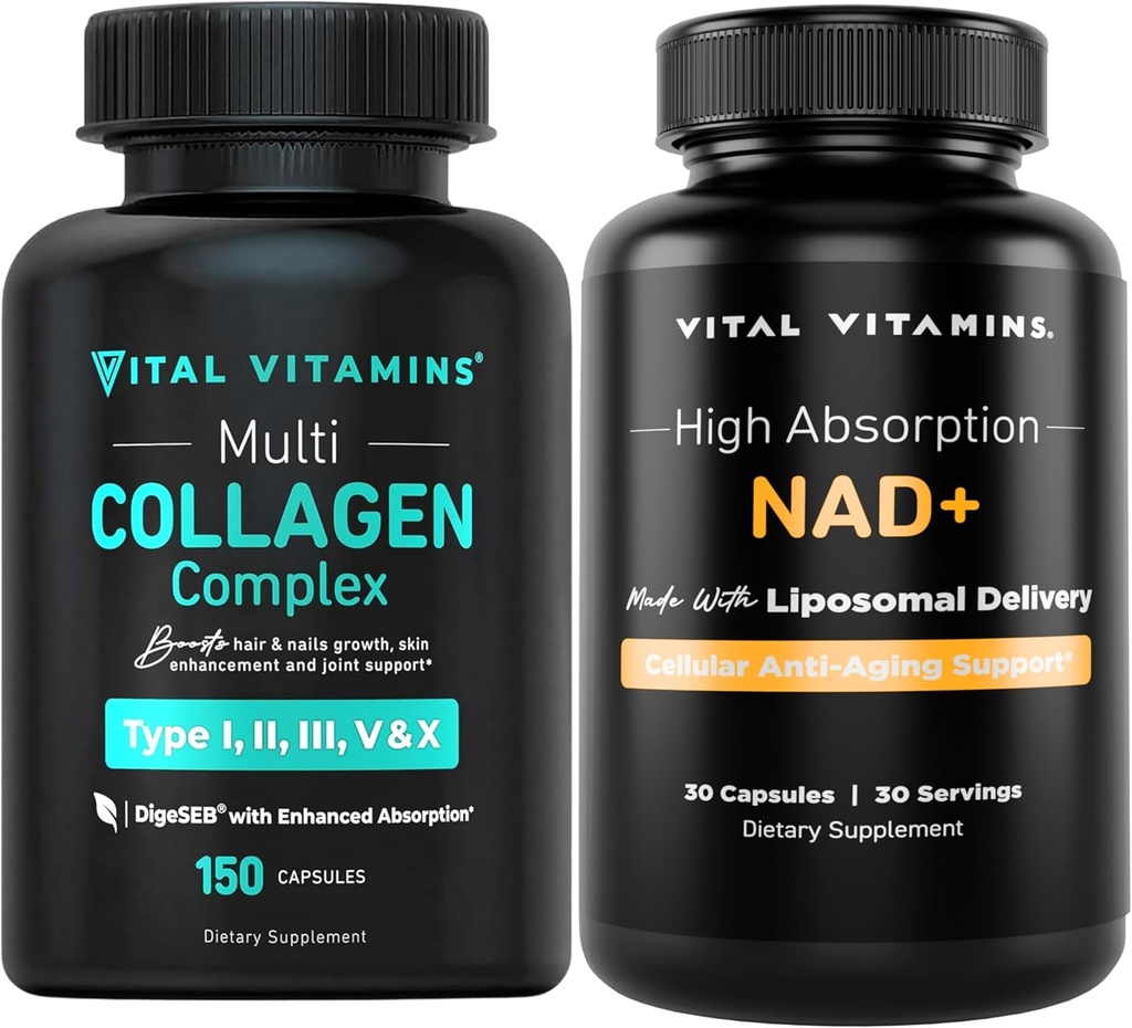 Vitamin Vitamin Vitamin Multi Collagen Capsules + NAD + Tambahan