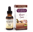 Amber NatualZ Hawthorn & Dandelion Herbal Suplemen untuk Anjing, Kucing, Burung, Kelinci, dan Guinea Pigs 124; Mendukung Kesehatan Jantung, Sirkulasi, dan Keseimbangan Fluid 124; Perawatan Kardiovaskular Alam