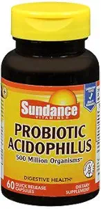 Sundance Probiotic Acidophilus Quick Rilis - 60 Capsules, Paket 3