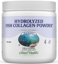 Maxi Health Collagen Peptides Powder - Tipe I Unflashted Marine Powder Collagen for Women & Men - Wild- Caught Protein untuk Joints, Skin, Hair & NailNails (5.46 oz)