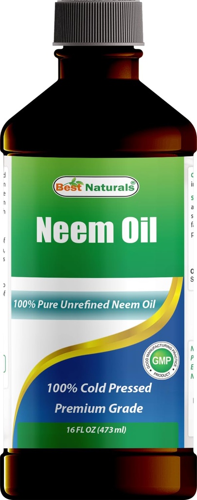 100% murni Neem Oil, 100% Dingin Menekan dan Unfure - 16 OZ (1 Botol)