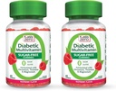 Gummies Multivitamin Suite 124; Vitamin Bebas Gula untuk Perempuan & Pria & Pria 124; Chromium, Thiamine dan Magnesium 124; Raspberry Natural Flavor Chewables - 60 Stack (Paket 2)