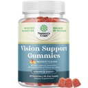Vision Duplication Gummies for Dewasa - Lutein and Hobxanthin Supports for Eye Health - Enable Lutein Eye Vitamin for Blue Light Protection Dryness Strain Support & Visual Sharpness - 60 Count