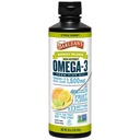 Barlean's Omega 3 Fish Oil Liquid Supplement for Men and Women, 1500mg of EPA and DHA Fatty Acid, Promotes Brain & Heart Health - Non-GMO, Citrus Sorbet, 16 oz