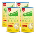 Almased Vanilla Meal Replacement Shake - Lower- Glycemic High Plant Base Protein Powder - Nuthering Weight Suplemen Kesehatan - Vanilla Flavor - 17.6 oz (1.1 Pound (4 Pack))
