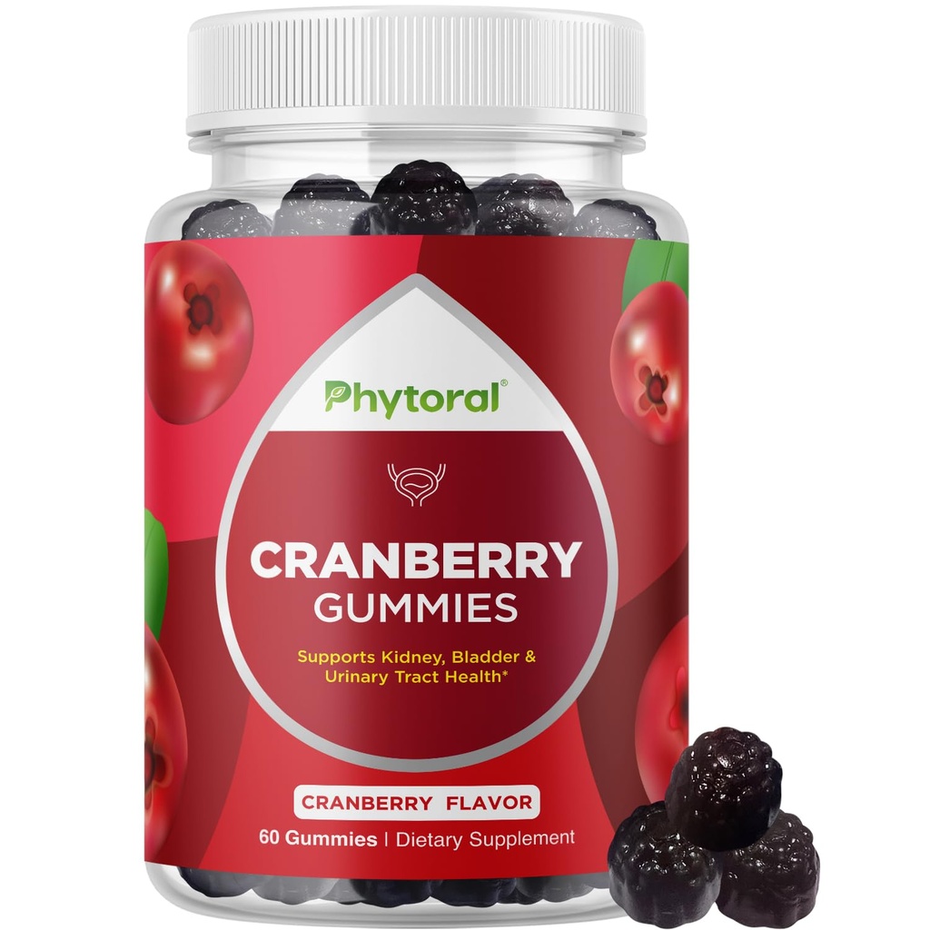 Piktoral Extra Strength Gummies for Women - Delicious Power Suppplement and Men Bladder Ginny Tract Health Support Daily Vitamin (30 Service)