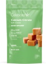 Merayakan Vitamin Baritric 500mg Calcium Citrate Soft Chews dengan 500 IU Vitamin D3 - Esculity for Gastric Bypass Patients & Bone Health - Sugar & Gluten Free, Caramel (90 Chews)