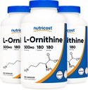 Nutricost L- Ornithy 500mg; 180 Capsules (3 Botol)