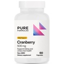 PureFormulas Cranberry 500 mg - Support Ginny and Urinary Trakt Health - Antioxidant Protection and Cellular Health - Cranberry Pil Perempuan & Men - Non-GMO - 60 Kapsul