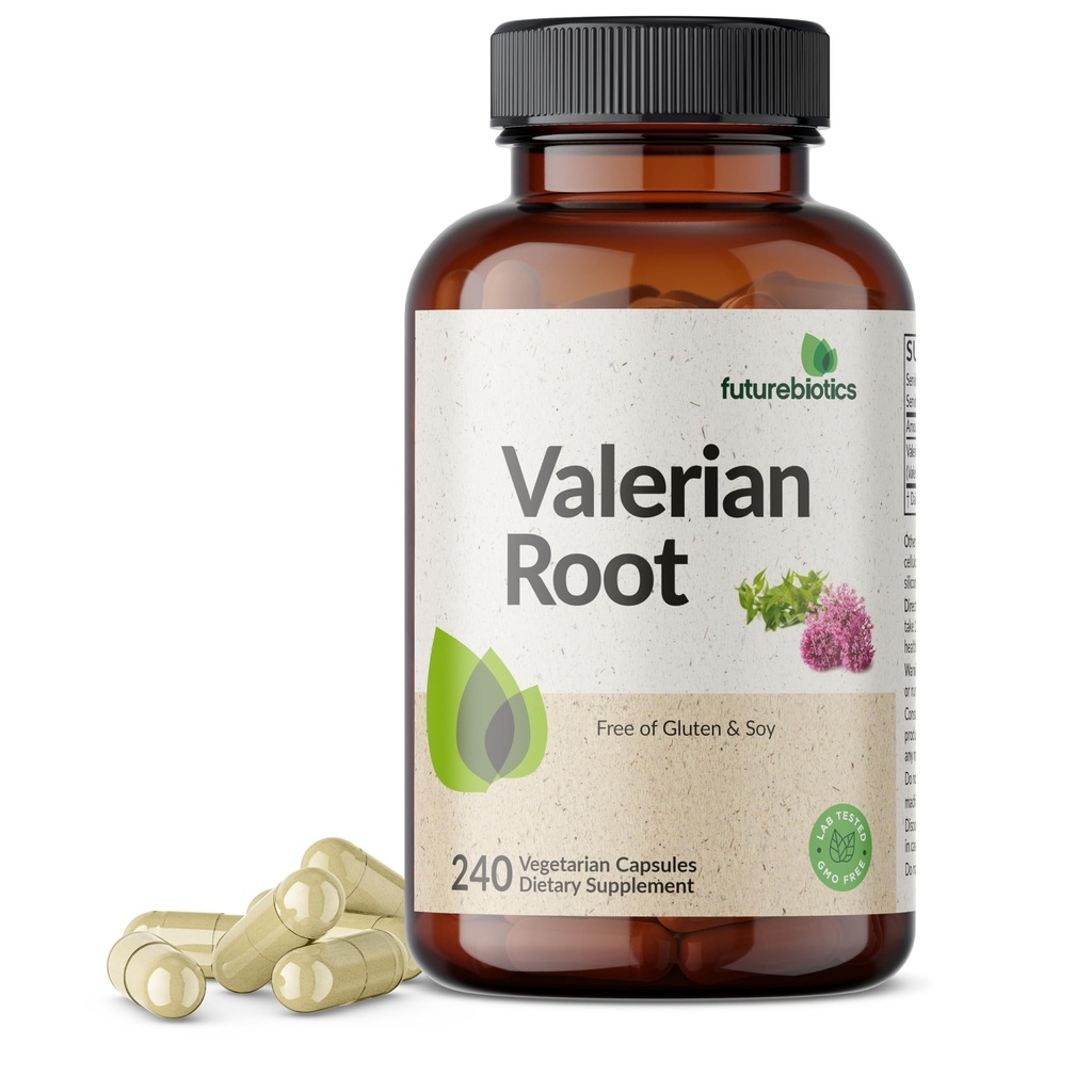 Futurebiotics Valerian Root Promotes Relaxation Non-GMO, 240 Vegetarian Capsules