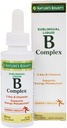 Kompleks Nature 's Bounty B dengan B12 Sublingual Cair Cepat Akting Dieter Suplemen, 2 Fl Oz