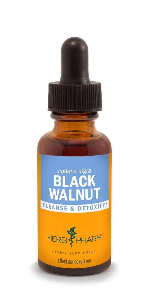 Herb Pharm Black Walnut Cair Ekstrak untuk Cleansing dan Detoksifikasi - 1 Ounce