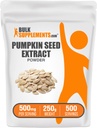 Bumplements.com Pumpkin Extract Powder - Pumpkin Seed Supplement, Herbal Suplemen - Vegan & Gluten Free, 500mg per Serving, 250g (8.8 oz) (Paket 1)