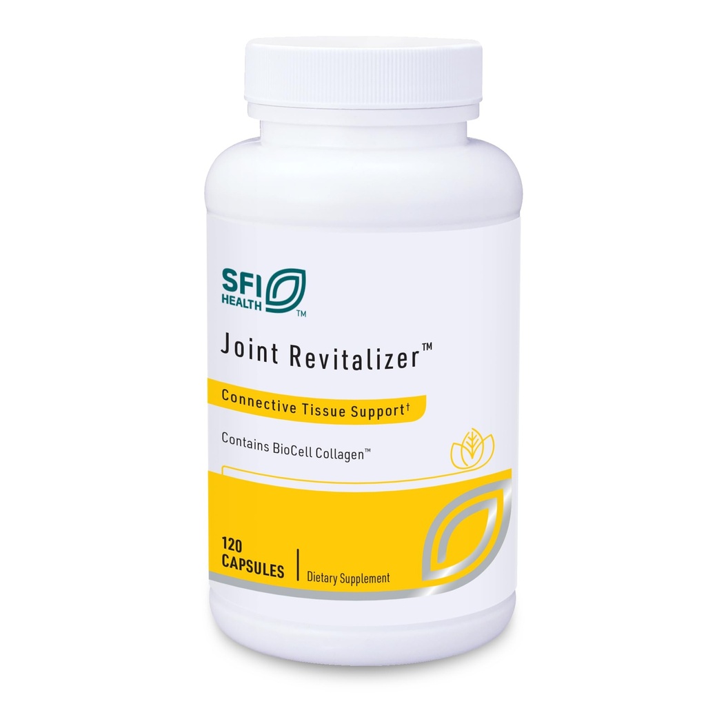 Klaire Labs SFI Health Revitalizer - Paten Hydrolyzed Collagen Peptide Formula dengan Chondroitin, MSM & Hyaluronic Acid, Hiperalergenic Connectic Tissules Support (120 Capsules)
