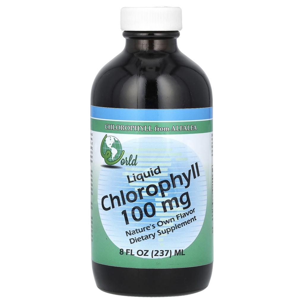 Dunia Organik - Chlorophyll Liquid 100mg, cairan delapan oz