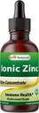 Dukungan Ionic Liquid Zinc - Ammune - Tinggi Bioavability - Botol Kaca 2 OZ (60ml)