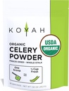 KOYAH - Organik Amerika Serikat Grown Powder (1 Scoop = 1 / 4 Cup Segar): 36 Servings, Freeze- Dry, Whole-Stalk Pounder
