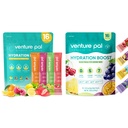 Venture Pal Sugar Free Beat Electrolyte Pawder - Liquid Daily IV Drink for Rapid Hidration & Party Recovery 124; 5 Vitamins & 7 Electrolytes 124; Keto Friendly 124; Non-GMO 124; Sertifikasi Vegan 124; 16 Sticks