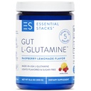 Susun Bubuk Gut L- Glutamine - Terbuat secara ekslusif di Amerika Serikat - LGlutamine Pure untuk Kesehatan Gut (50 Pelayan, Lemonade Raspberry)