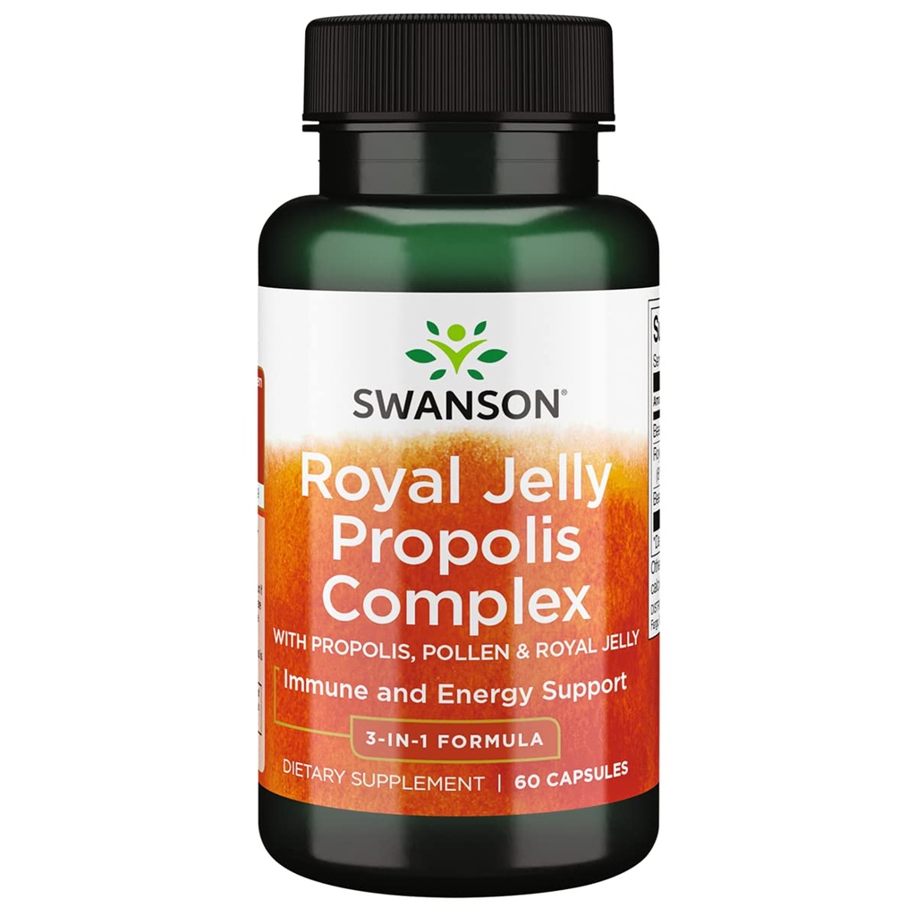 Swanson Ultra Royal Jelly Propolis Kompleks 60 Capsules