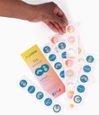 MyVitro Rainbow Pineapple Bandages 126; Sempurna untuk IVF Shots 124; 40 Count