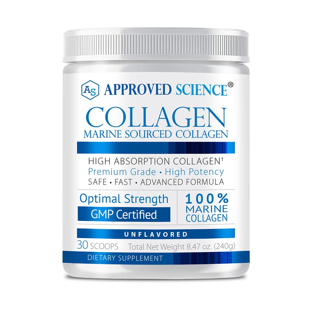 Approved Science Collagen Powder - Skin and Hair- 30 Scoops - Satu Bulan Supply