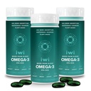 Iwi Omega-3, 90 Softgeels (90 Pelayan), Vegan Plant - berbasis Algae Omega 3 dengan EPA + DHA, Whole-Body Dukungan Tambahan Diet, Krill & Fish Oil Alternatif, Tidak Ada Fishy Aftertaste