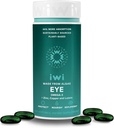 Iwi Life Eye Omega-3, 30 Softgels (30 Pelayan), Tegan Berbasis Alga Omega 3 dengan EPA + DHA, Mata Sehat & Vision Dukungan Diet Supplemen, Krill & Fish Oil Alternatif, Tidak Ada Fishy Aftertaste