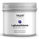 Suplemen Tinggi Ultra L- Glutathione 98% Suplemen Glowing Skin - Collagen untuk Perempuan dan Pria - 500mg Terkonsentrasi Formula, Mengurangi Tambahan L- Glutathione - 60 Kapsul