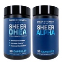 Tambahan DHEA untuk Men + Sheer Alpha - UItimate T Boosting Stack for Men