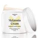 Melonalin Cream for Restful Sleep - Melonatin Sleep Supplement Reset Biological Body Clock - Paraben, Fragrance- Free to Reduce Fine Lines & Wrinks - Natural Sleep Cream (4 oz)