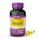 Vitamin D3 2,000 IU - 600 Softgels - Sufforts Sistem Pertahanan, Bone & Muscle Health - Keluarga Ukuran