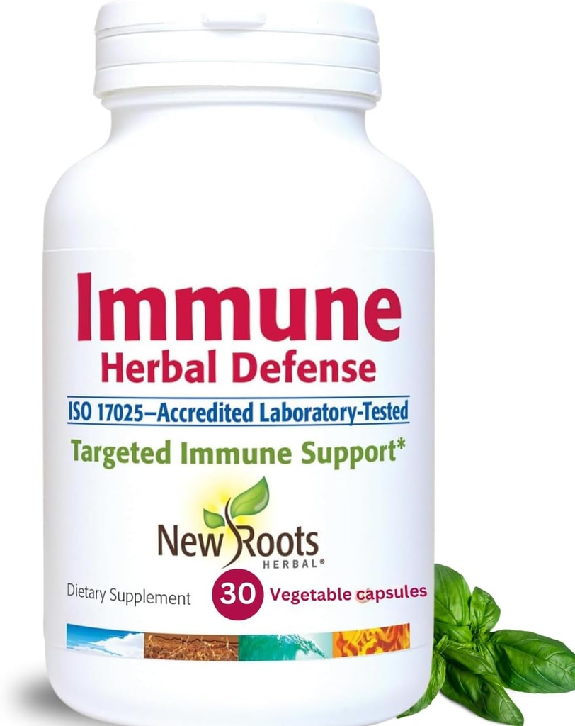 Imune Herbal Supplement (200mg) dengan Rashi Mushroom, Astragalus Andrographis, Multi Herbal Ekstraksi dengan Elderberry, Echinacea (30 Capsules)