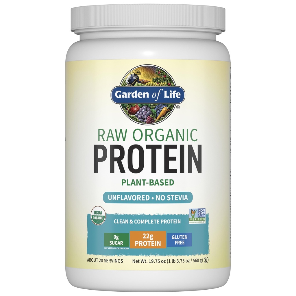 Taman Kehidupan Vegan Protein Powder, Tanaman Based & BCAAs, Powder Protein Organik dengan Protein & Enzymes, Non-GMO, Gluten- Free Laktosa Bebas 1,2 LB
