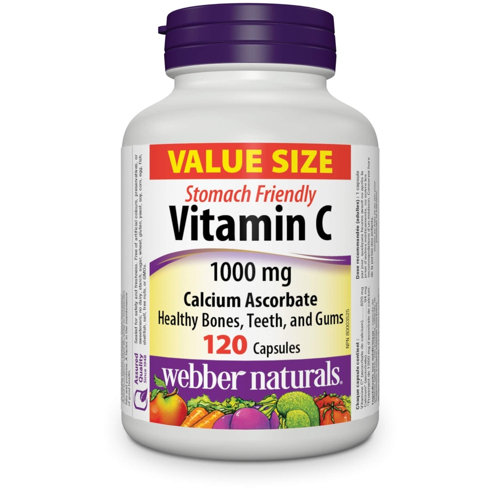 Webber Vitamin C Kalsium Accorbate 1000 mg