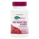 NaturresPlus Herbal Actives Red Yeast Rice 600mg & CoQ10 100mg, Extended Release - 30 Vegan Tablet - Suplemen Potency Maksimum, Antioksidant - Vegetarian, Gluten- Free - 30